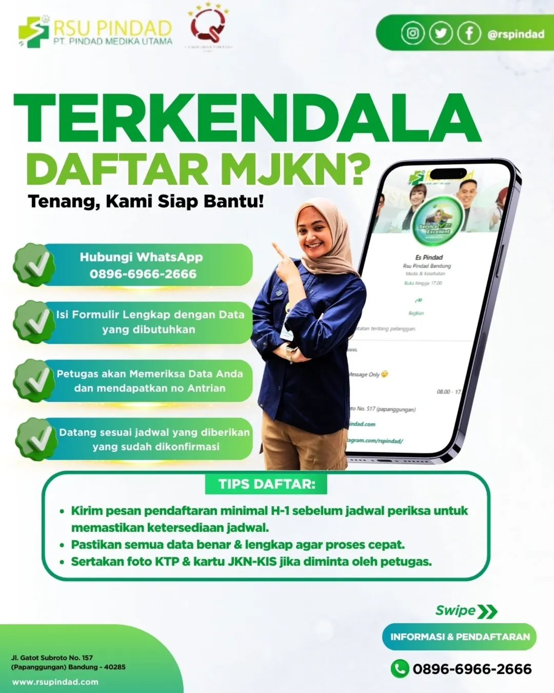 Terkendala daftar JKN di rumah sakit?